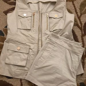 Auth 2pc Tory Burch Preloved Safari Set - sz 12